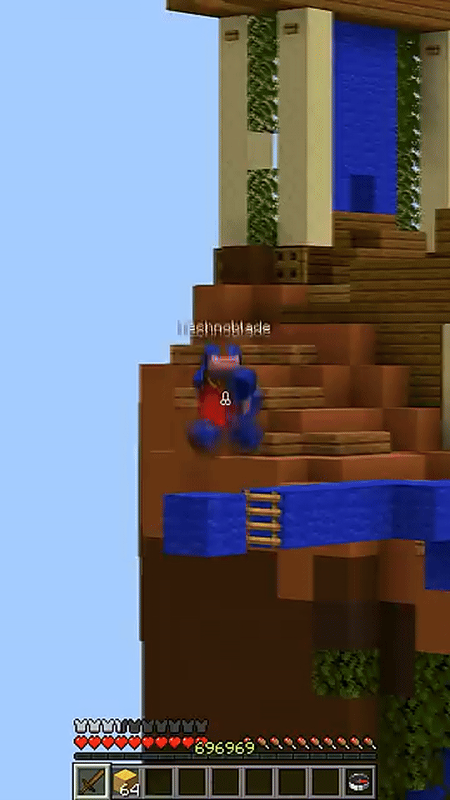 Technoblade Bedwars #minecraft #bedwars #shorts