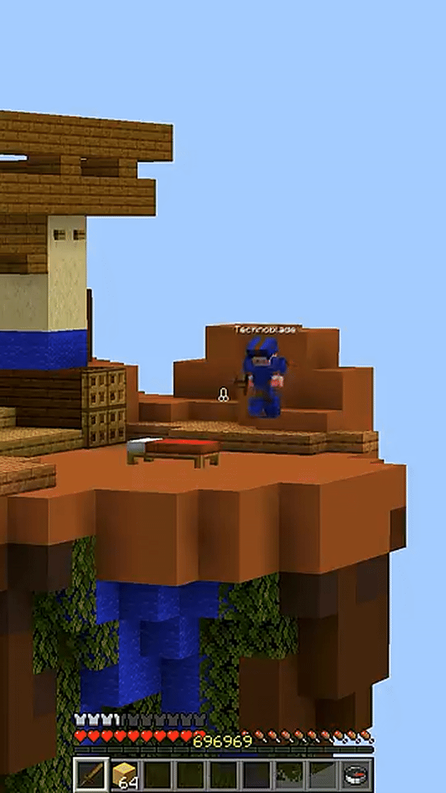 Technoblade Bedwars #minecraft #bedwars #shorts
